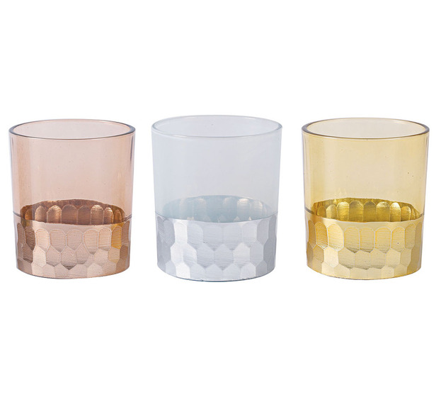 Set Of 3 Adhara Assorted Tealight Candle Holders