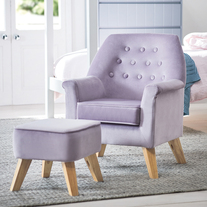Avery Armchair With Footstool