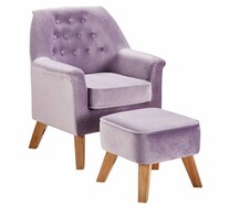Avery Armchair With Footstool
