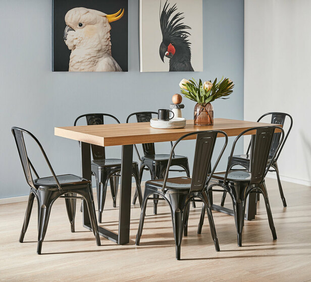 Oak Bridge 6 Seater Dining Table | Fantastic Furniture