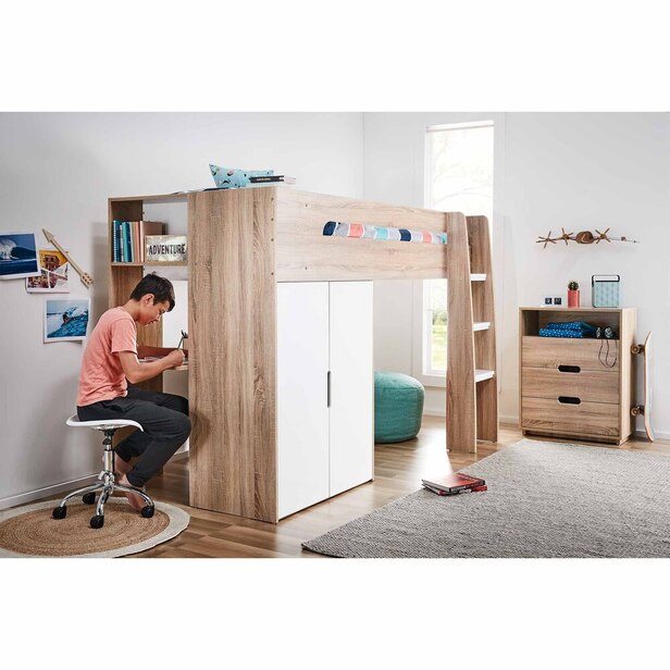 Cabin King Single Loft Bed Fantastic, What Age Can A Child Use Loft Bed