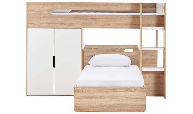 Cabin King Single Loft Bed Package, Single Loft Bed Mattress