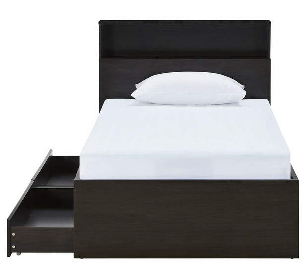 Como King Single Bed With Storage In, King Single Bed With Mattress And Storage