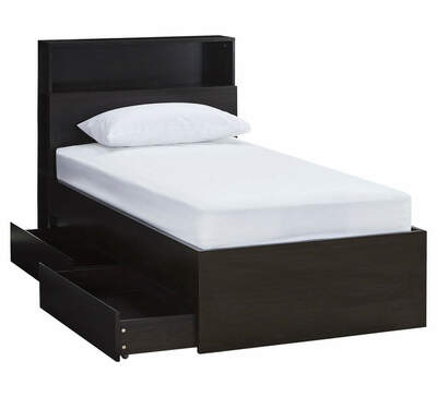 Como Single Bed With Storage