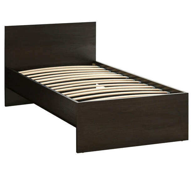 Como King Single Bed In Black Brown, King Single Bed Fantastic Furniture