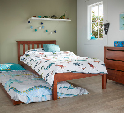 Cooper Single Bed With Trundle