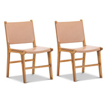 Set Of 2 Casey Woven Dining Chairs