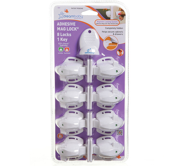 Set Of 8 Dreambaby Adhesive Mag Locks 8 Pack
