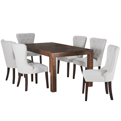 Dalkeith 6 Seater Dining Set With Windsor Chairs