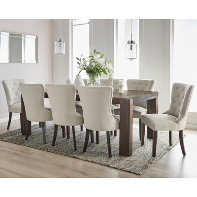Dalkeith 8 Seater Dining Set With Windsor Chairs