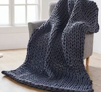 Cable Knit Deluxe Double Weighted Blanket