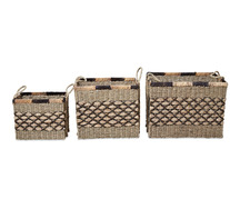 Set Of 3 Equador Rectangle Storage Baskets