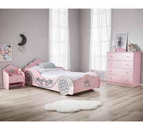 Francesca Carriage Bed Pink