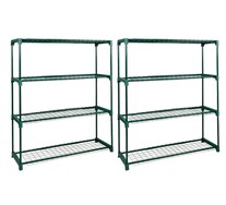 Set Of 2 Greenhouse Plant Stands