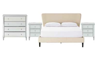 Huntington Queen Bedroom Package With Diamond Tallboy