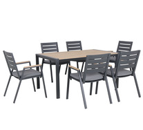 Jupiter 6 Seater Deluxe Outdoor Dining Set