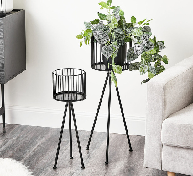 Set Of 2 Jenza Plant Stands