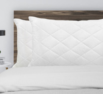 Set Of 2 Luxury Bamboo Quilted Pillows