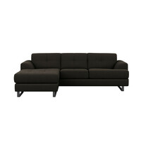 Miami 3 Seater Chaise With Black Legs