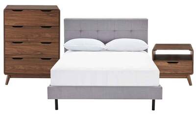 Modena Double Bedroom Package with Vior Tallboy