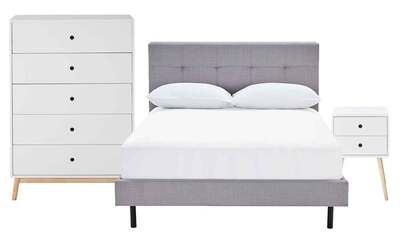 Modena Double Bedroom Package With Toto Tallboy