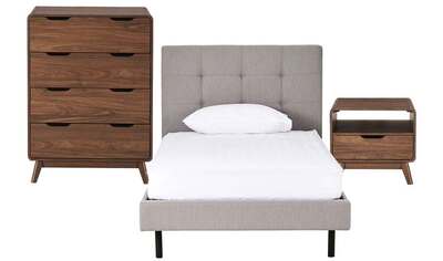 Modena King Single Bedroom Package with Vior Tallboy