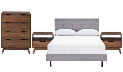 Modena Queen Bedroom Package with Vior Tallboy