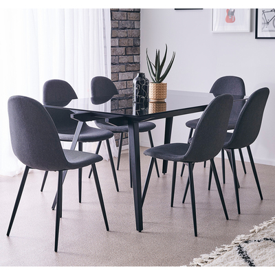 Monti 6 Seater Dining Set With Mambo Dining Chairs