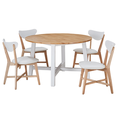 Newhaven 4 Seater Dining Set With Elke Chairs