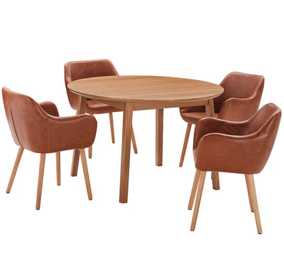 Niva 4 Seater Dining Set With Nicki Chairs