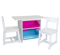 Nia Kids Storage Table and Chair Set