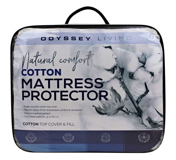 Odyssey Quilted Queen Mattress Protector