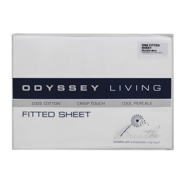 Odyssey Cotton Fitted Double Sheet