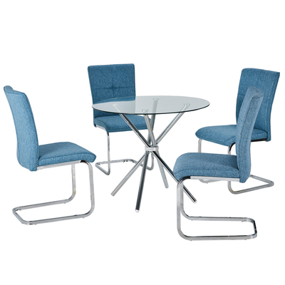 Pinto 4 Seater Dining Set With Flint Chairs