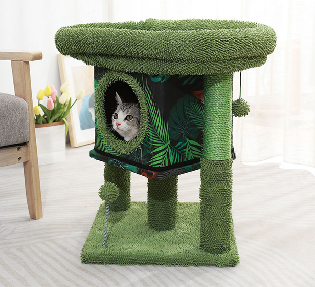 Printed Palms Cat House