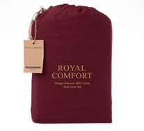 Royal Comfort Single Quilt Cover Set