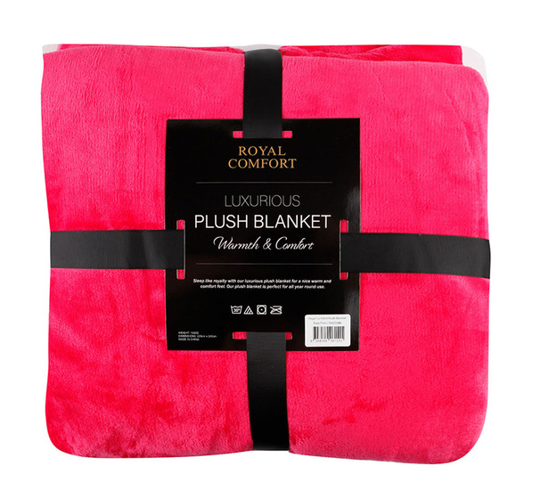 fantasticfurniture.com.au | Royal Comfort Plush Blanket