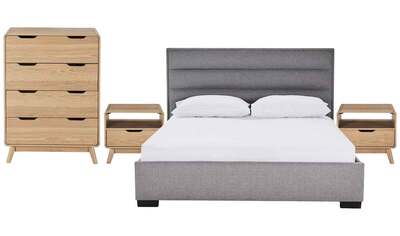 Saville King Bedroom Package with Niva Tallboy