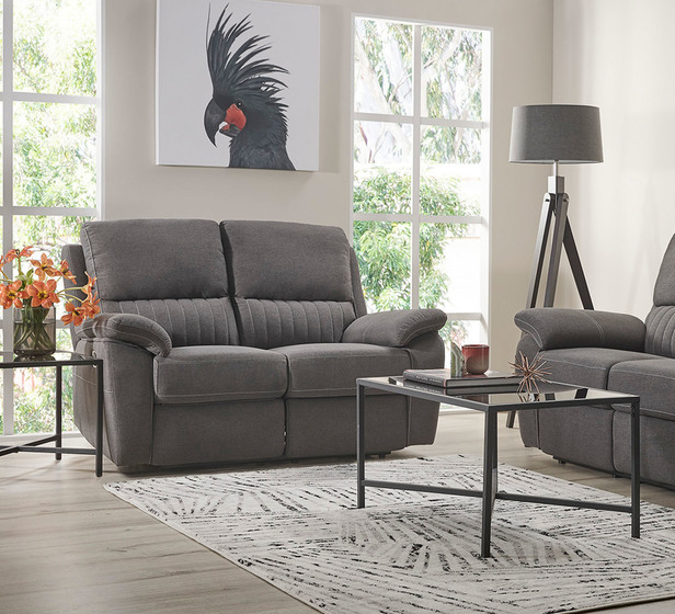 Smith 2 Seater Recliner Sofa, Sofa With 2 Recliners And Chaise Lounge