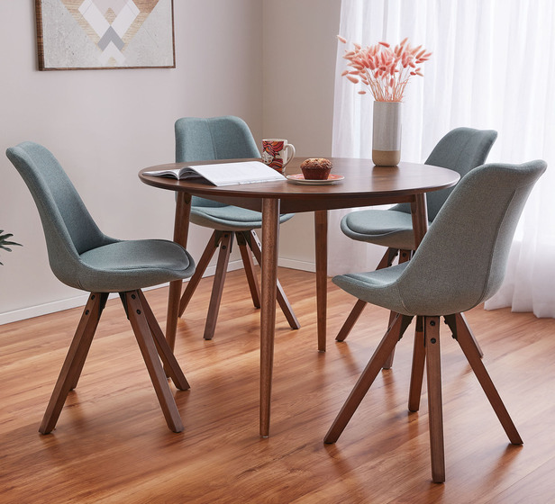 Tara 5 Piece Dining Set With Bistro Chairs Fantastic Furniture
