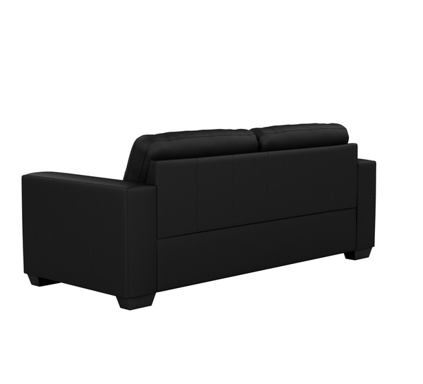 Tivoli 3 Seater Sofa In Ebony, Tivoli Leather Sofa Reviews