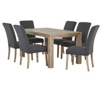 Toronto 6 Seater Dining Set With Parker Chairs