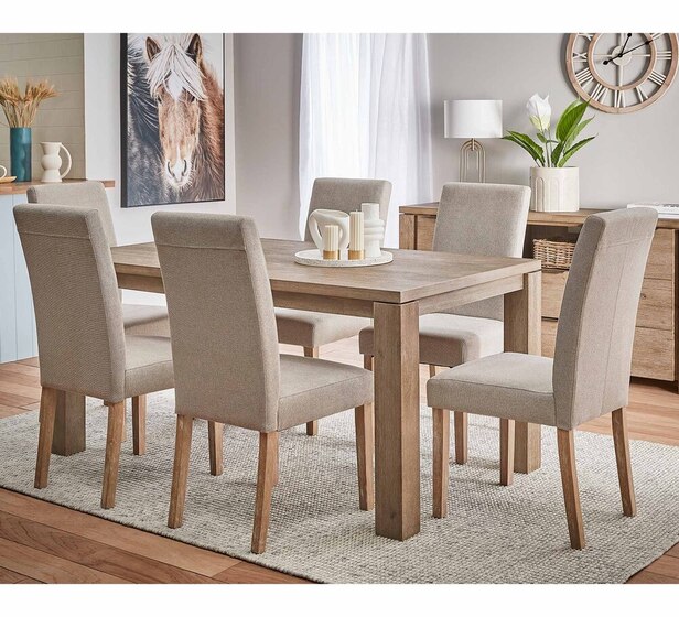 Toronto 6 Seater Dining Set With Avenue, Fantastic Furniture Dining Room Set
