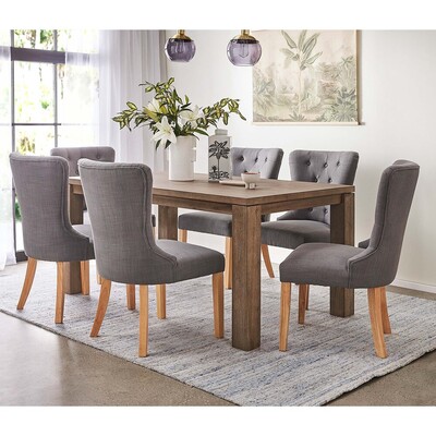 Toronto 6 Seater Dining Set With Windsor Chairs