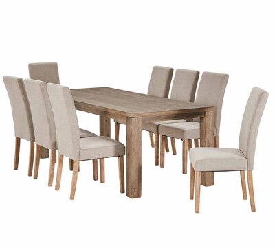 Toronto 8 Seater Dining Set with Avenue Chairs