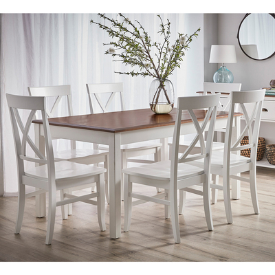 Torkay 6 Seater Dining Set With Newhaven Chairs