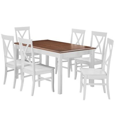 Torkay 6 Seater Dining Set With Newhaven Chairs