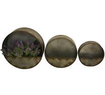 Set Of 3 Tant Planters