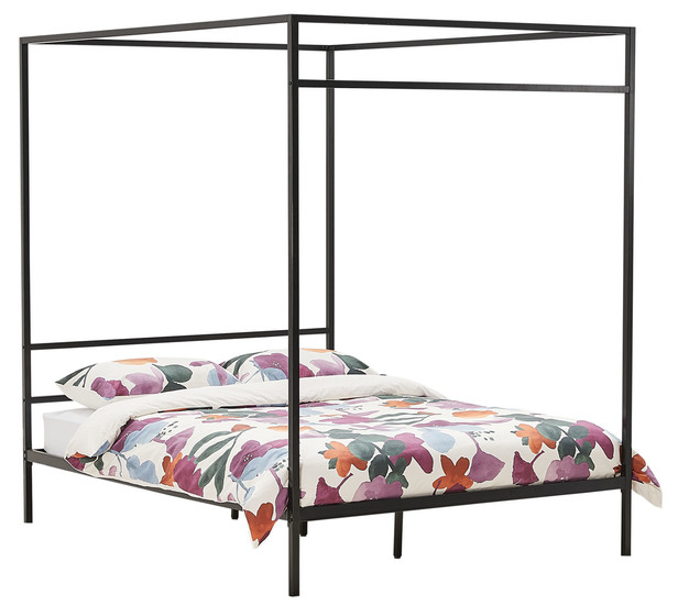 Toulon Double 4 Poster Bed Fantastic, White Four Poster Twin Bed Size