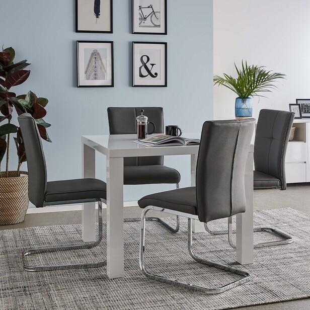 Verona 4 Seater Dining Set With Flint Chairs